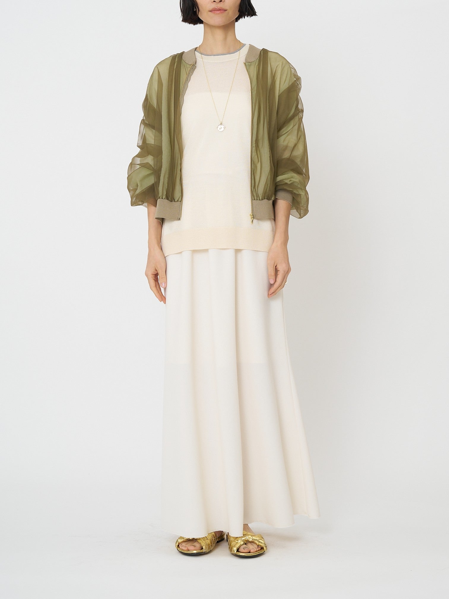 【予約販売】CHIGNON チュールボリュームブルゾン 9861-093GS