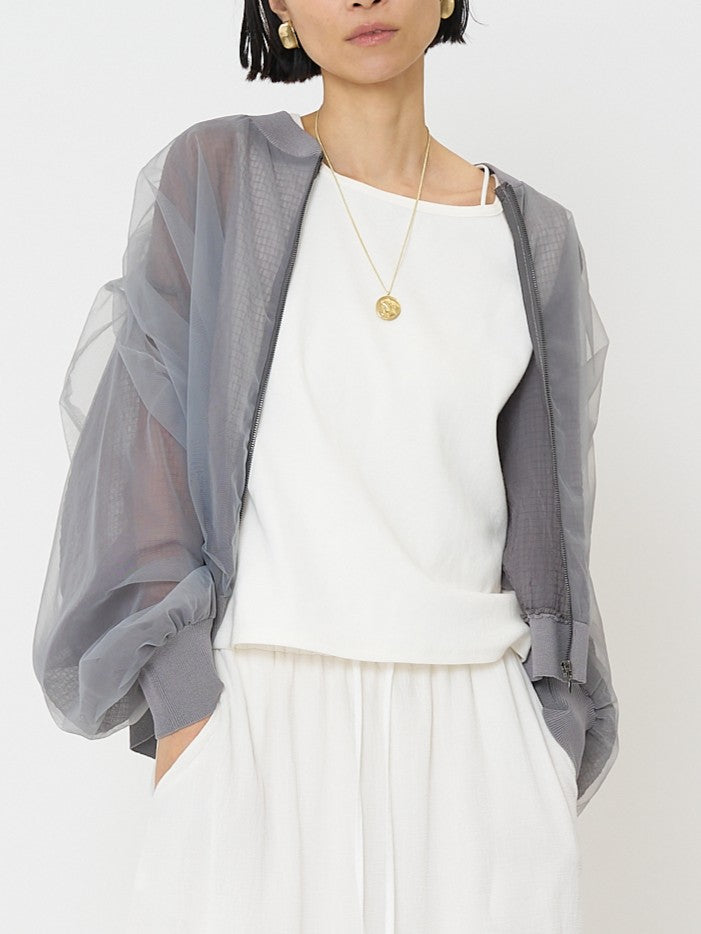 【予約販売】CHIGNON チュールボリュームブルゾン 9861-093GS