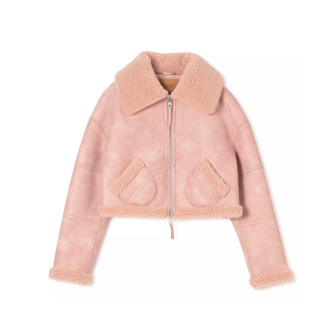 jakke. AVLATOR CROPPED JACKET