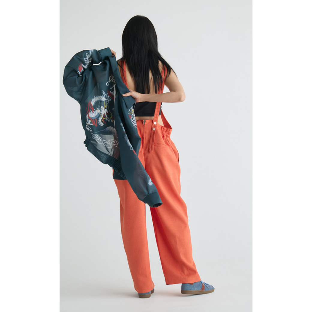 RUMBLE RED Asymeetry Overalls RR_25_011