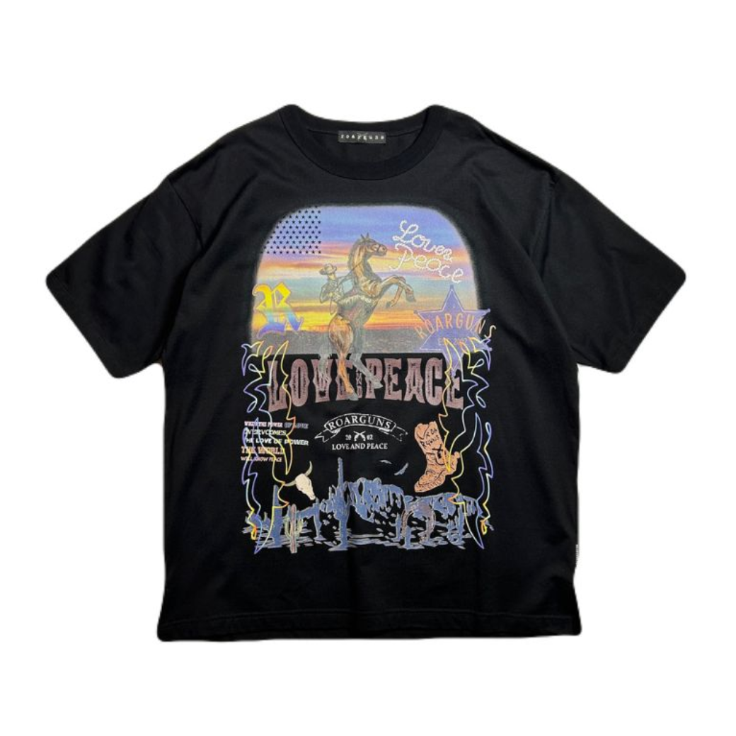 roarguns 25SGT-08 COWBOY PRINT S/S