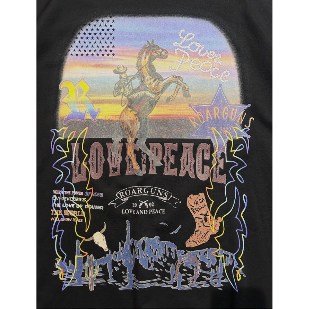 roarguns 25SGT-08 COWBOY PRINT S/S