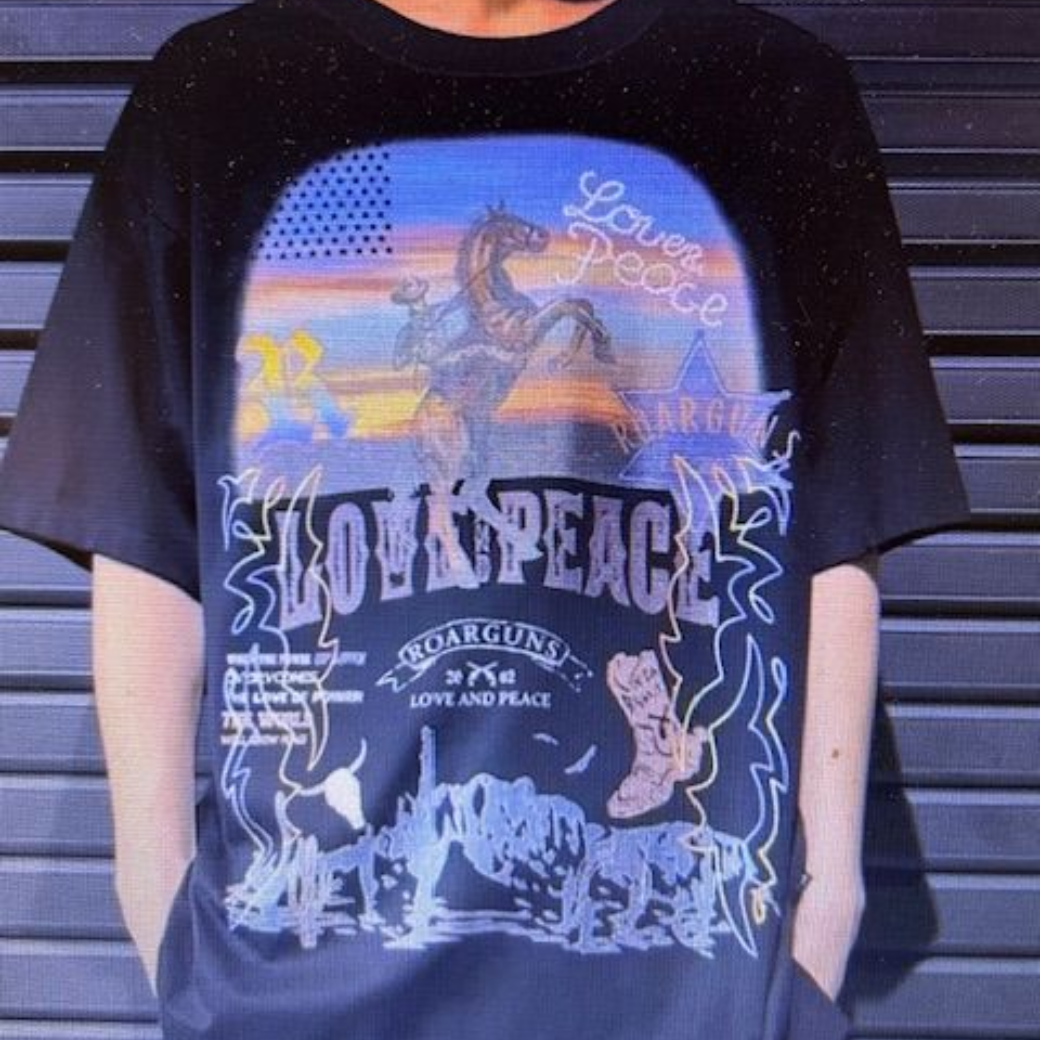 roarguns 25SGT-08 COWBOY PRINT S/S