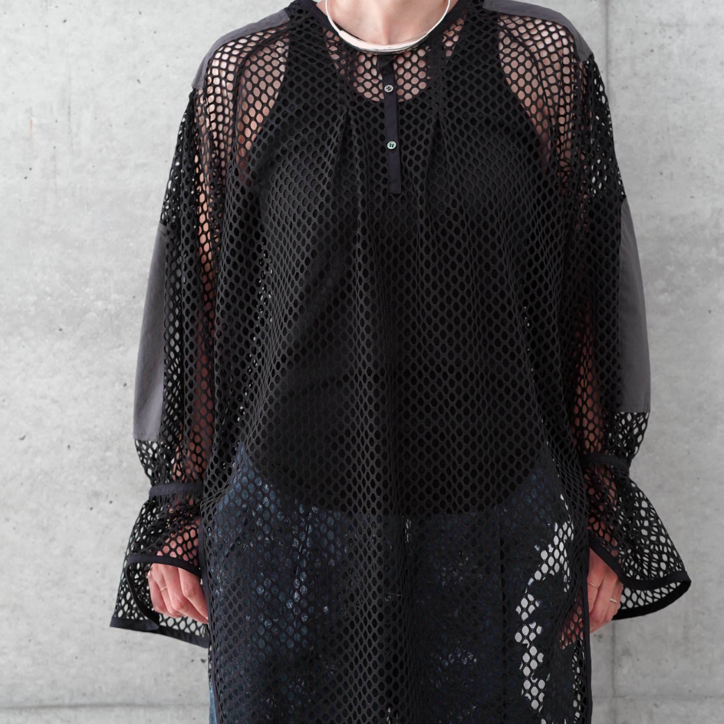 RUMBLE RED Commando Mesh Blouse