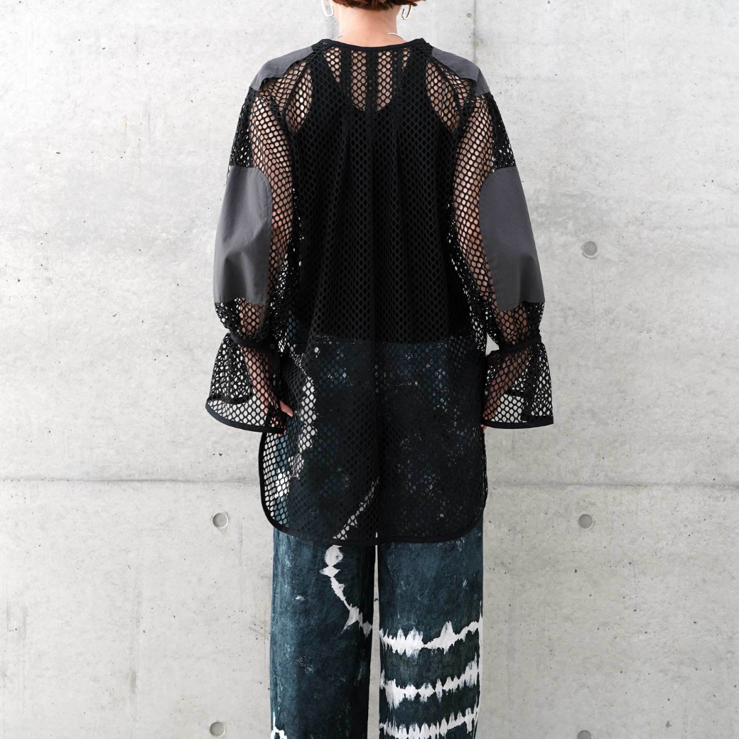 RUMBLE RED Commando Mesh Blouse