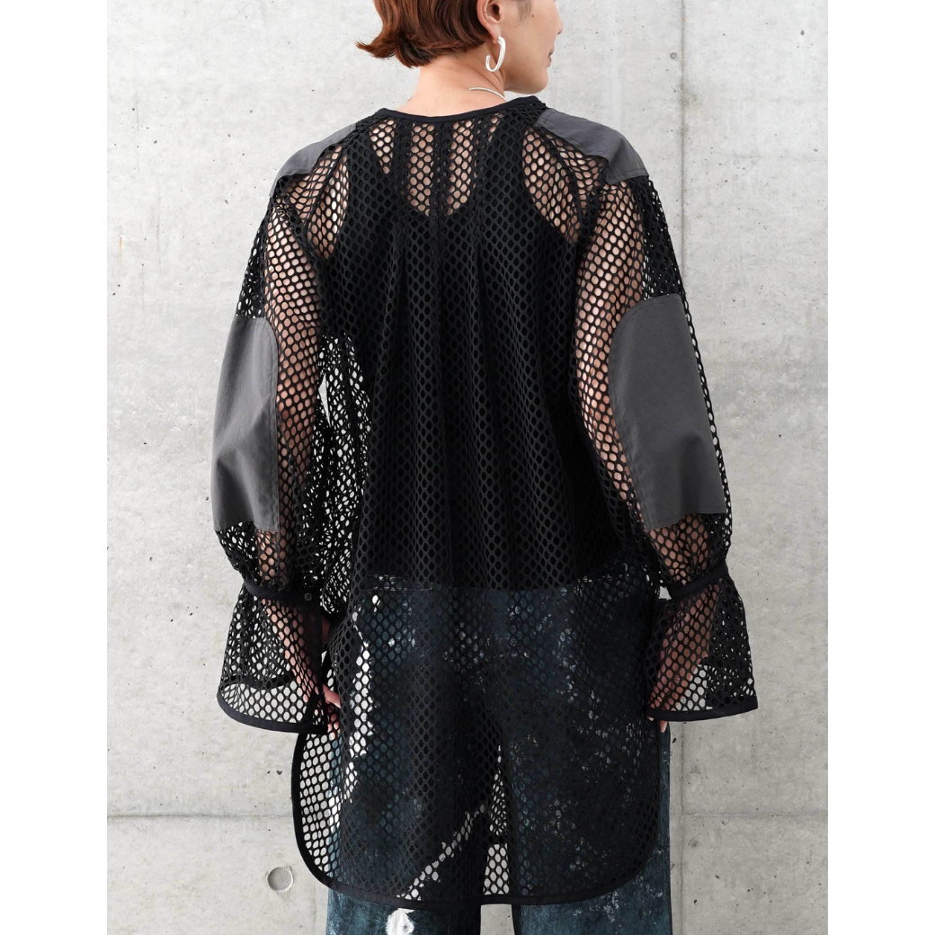 RUMBLE RED Commando Mesh Blouse