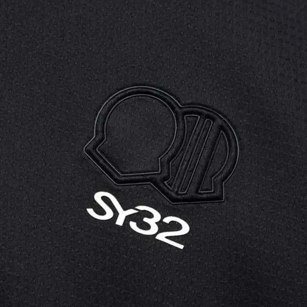 SY32 by SWEET YEARS GOLF DOUBLE MESH KNIT HOODIE