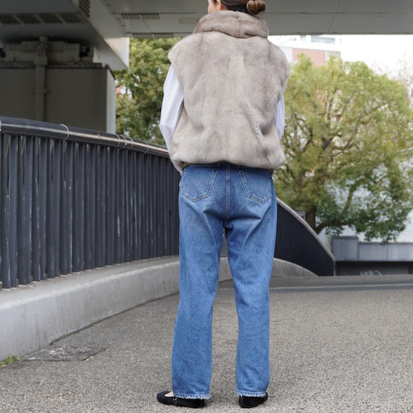 リバーシブルミンクファーベスト