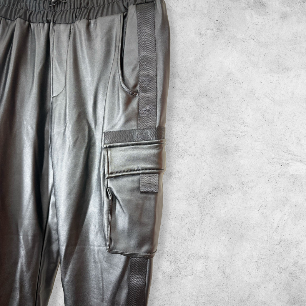 SUPER THANKS ECO LEATHER PANTS