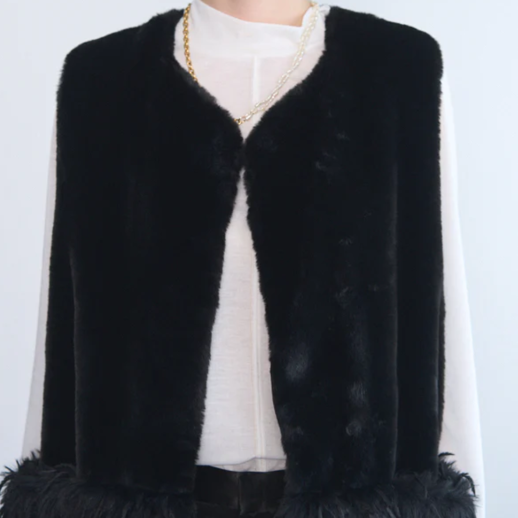 Muel chic Foster fur vest 265542320