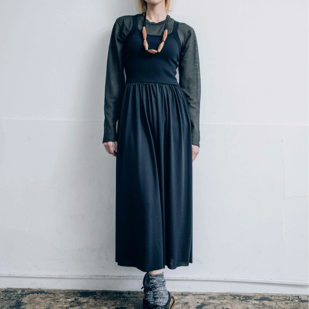 CaRouseLamBRa STRETCH RIB/HG JZ CAMISOLE DRESS 〔50%OFF〕