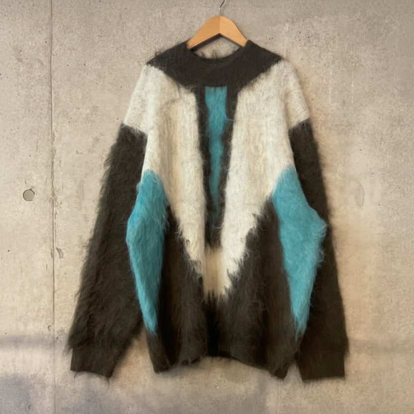 アートブロックシャギーニット