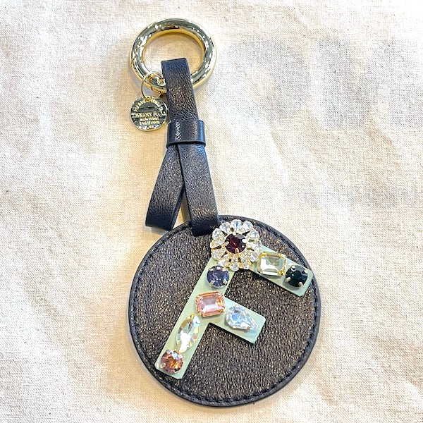 F Bag charm