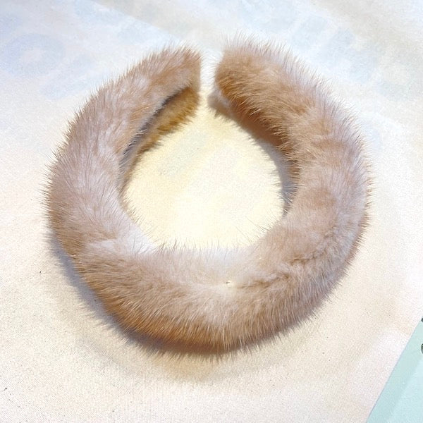 リアルミンクファーカチューシャ