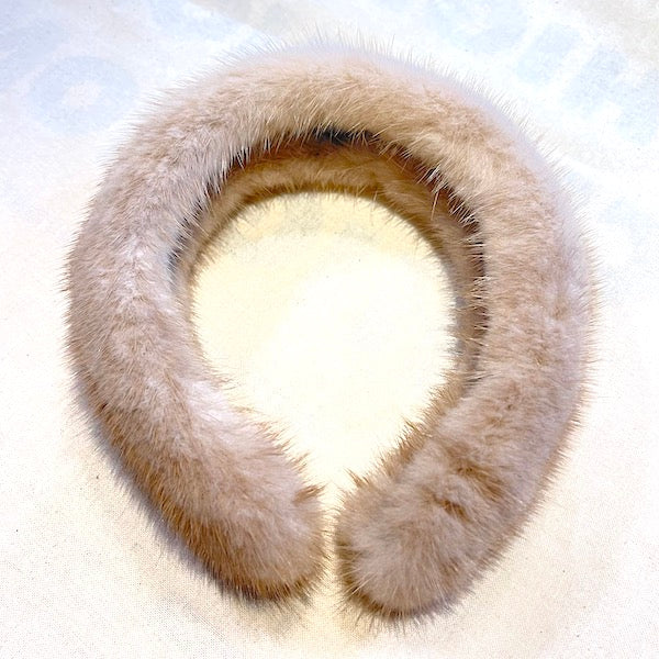 リアルミンクファーカチューシャ