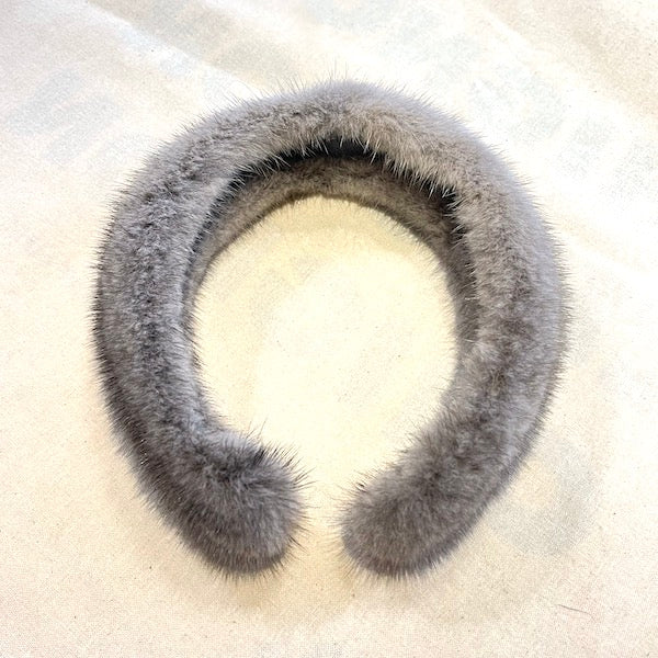 リアルミンクファーカチューシャ