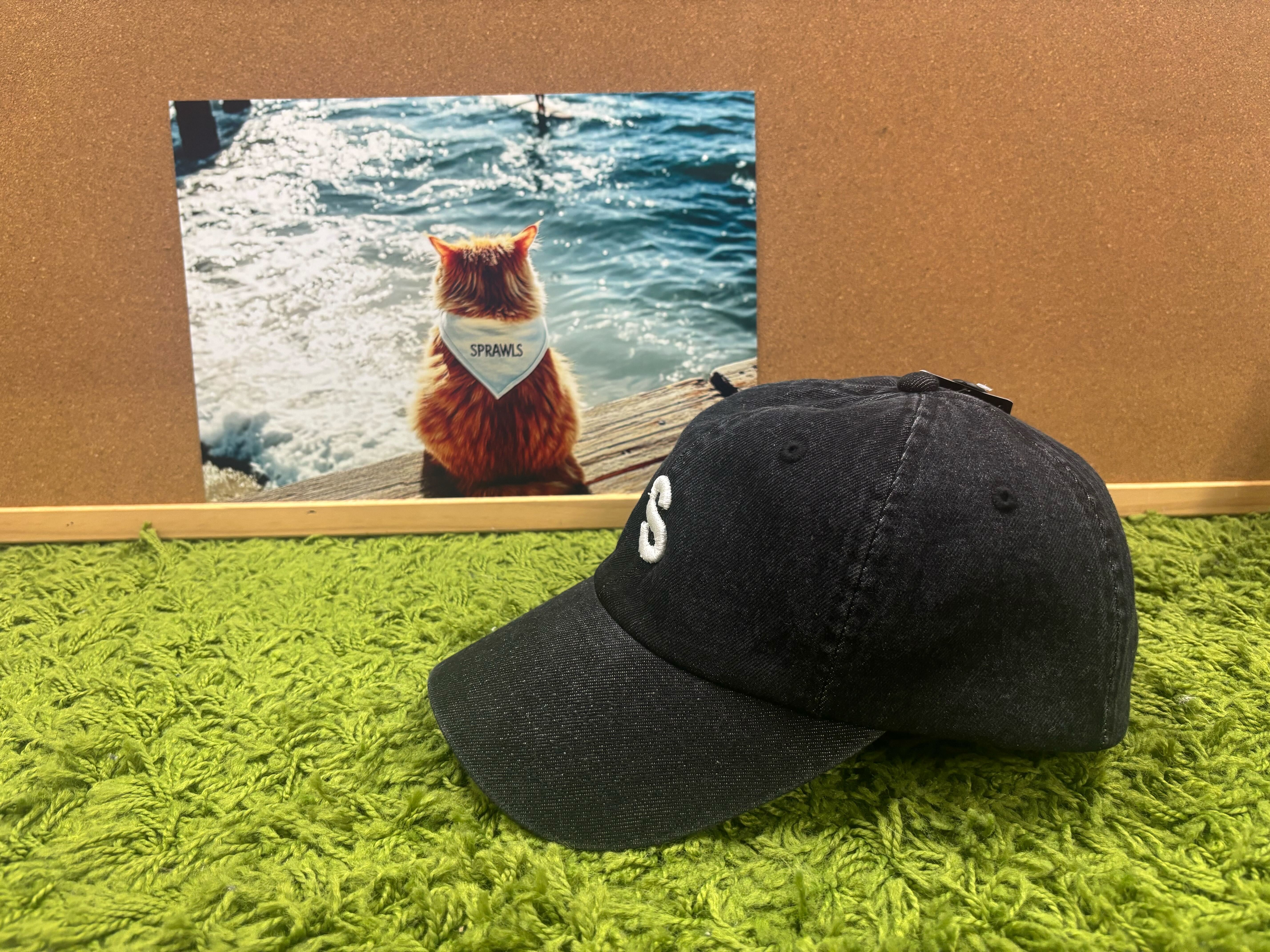 SPRAWLS S Embroidery Denim Cap SRC-259