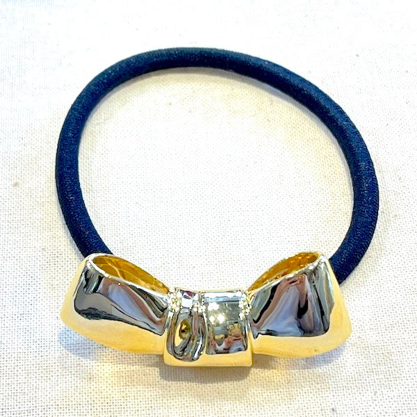 リボン付きヘアゴム