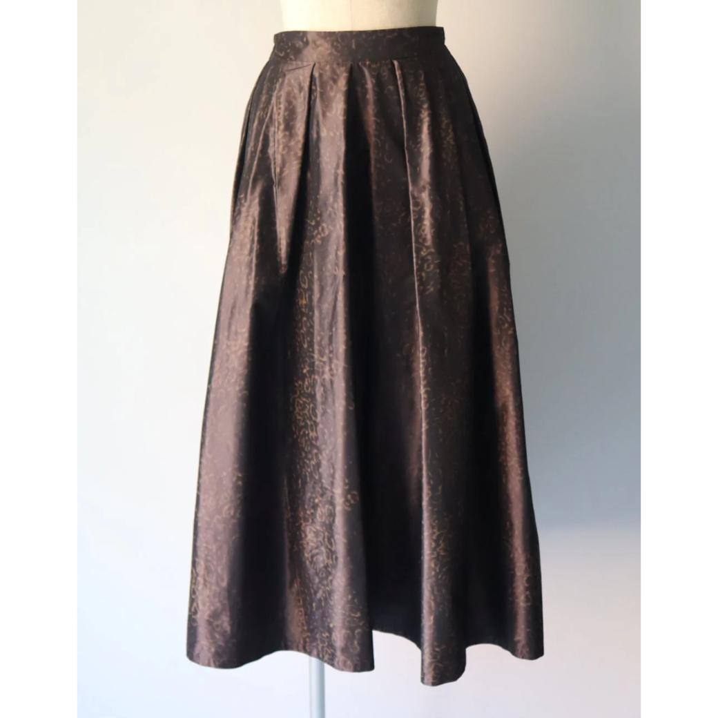 Kittle LEOPARD FLARE SKIRT/K256-65101