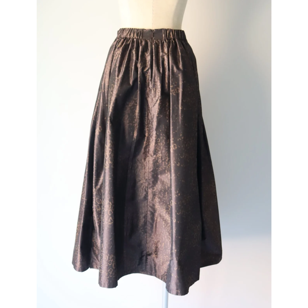 Kittle LEOPARD FLARE SKIRT/K256-65101