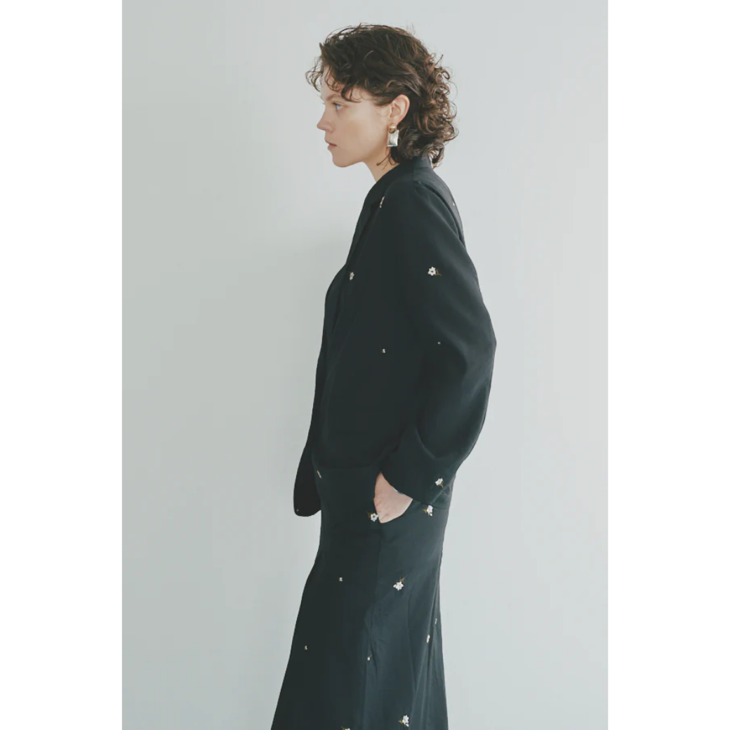 Muel Chic Lily embroidery sheer JKT