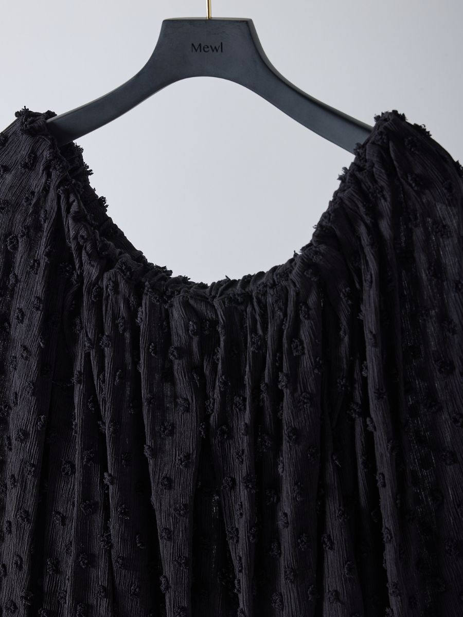 【予約販売】Mewl ドットJQオフショルBL M261-13008