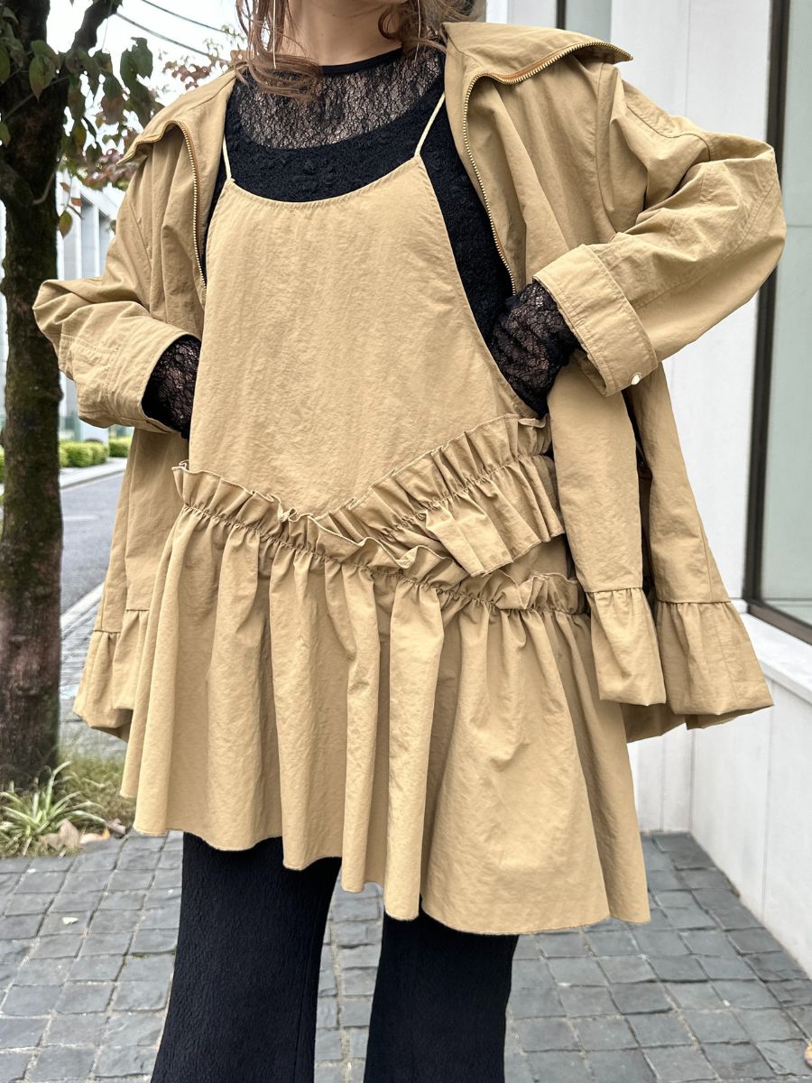 【予約販売】Mewl アシメティアードキャミ M261-13013