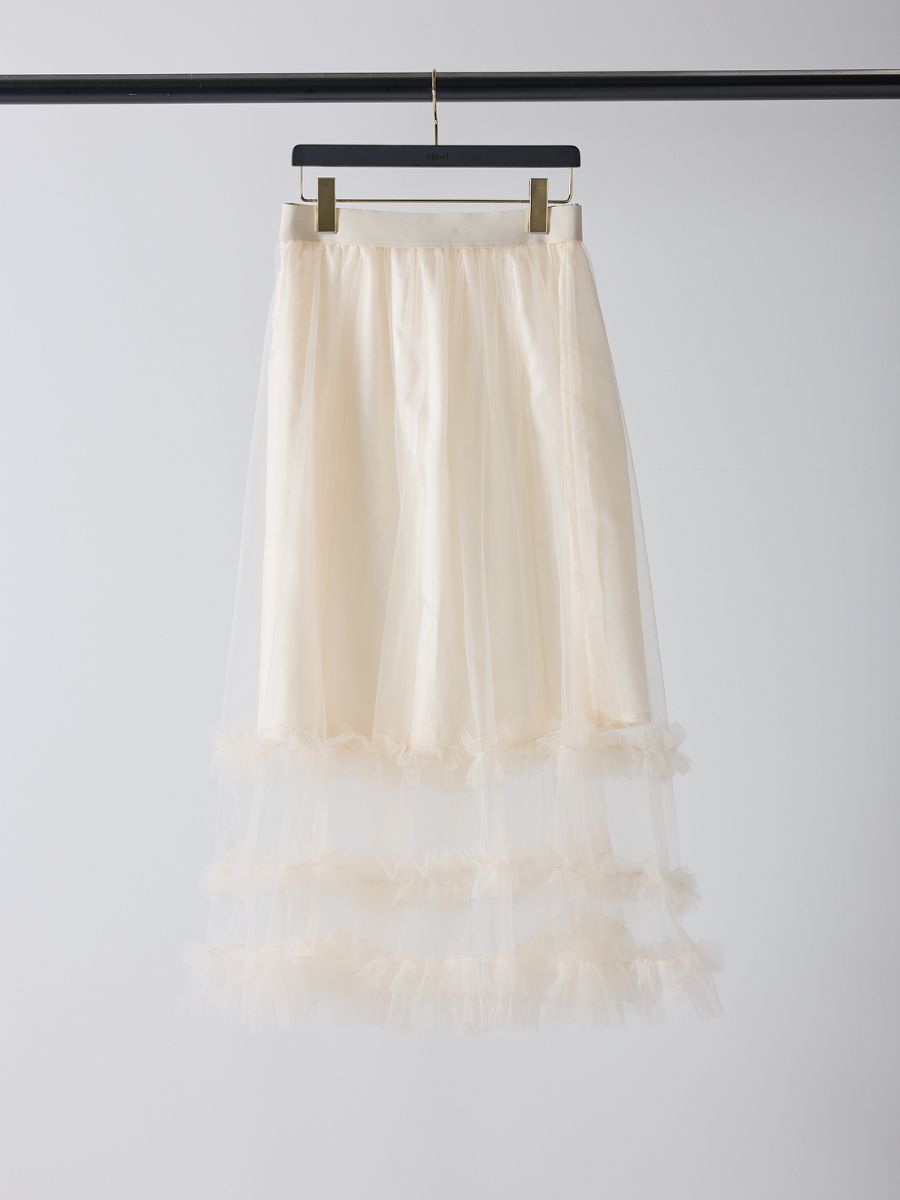 【予約販売】Mewl チュールティアードSK M261-23004