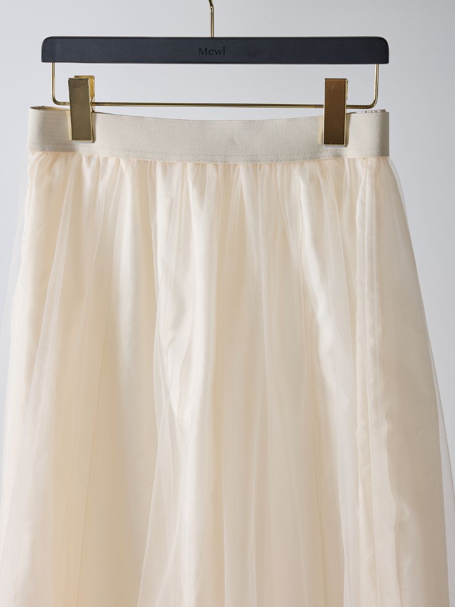 【予約販売】Mewl チュールティアードSK M261-23004