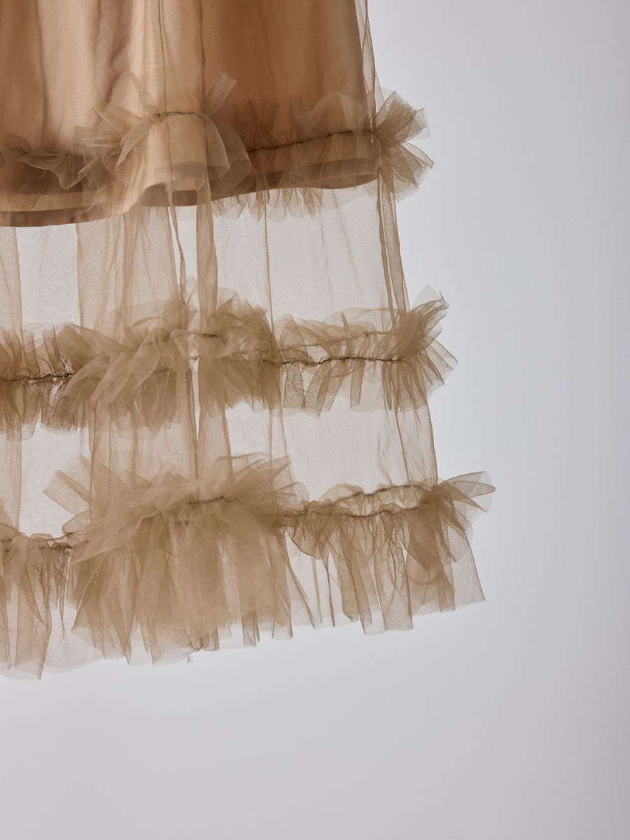 【予約販売】Mewl チュールティアードSK M261-23004