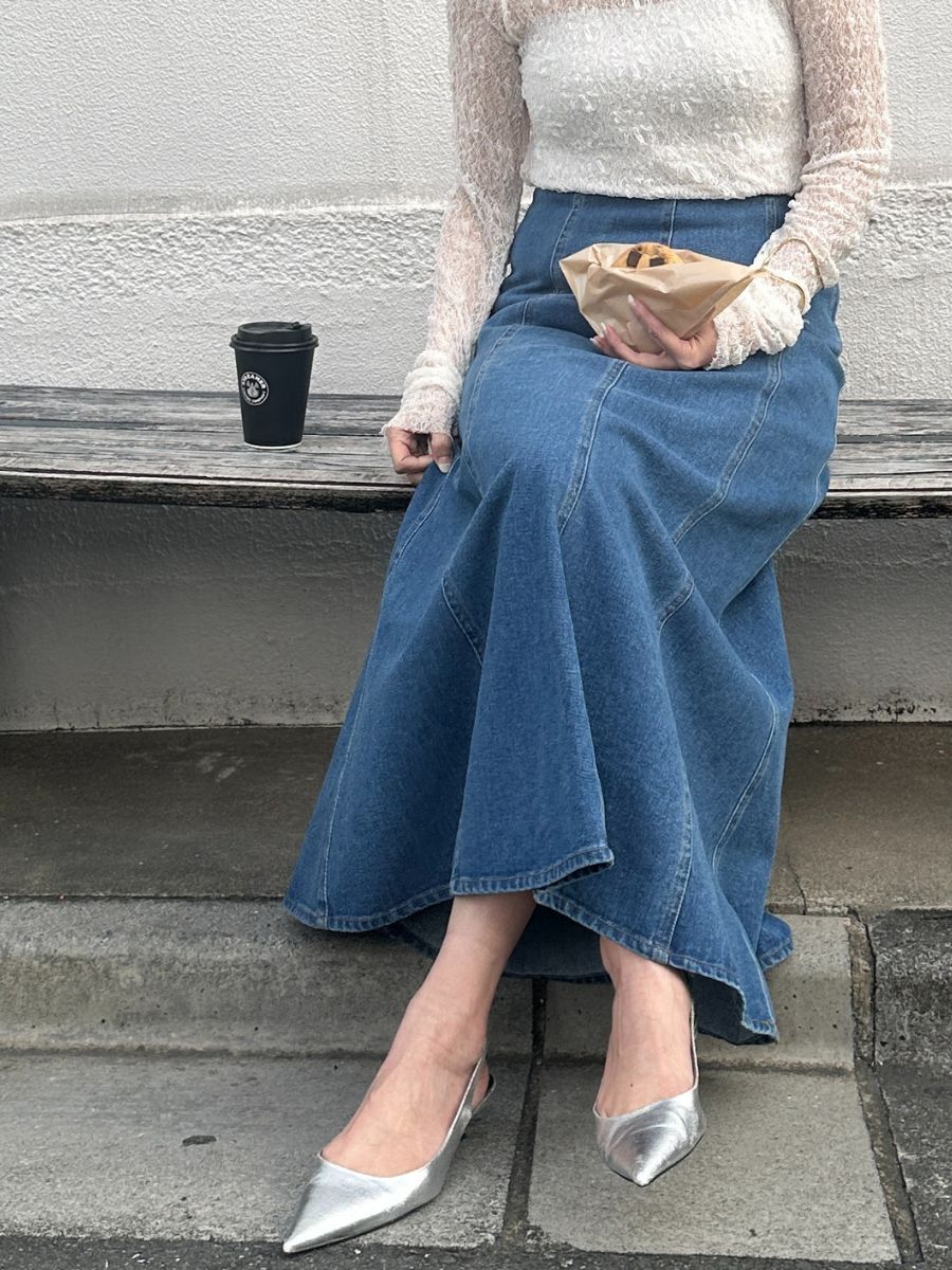 【予約販売】Mewl デニムマーメイドSK M261-23018