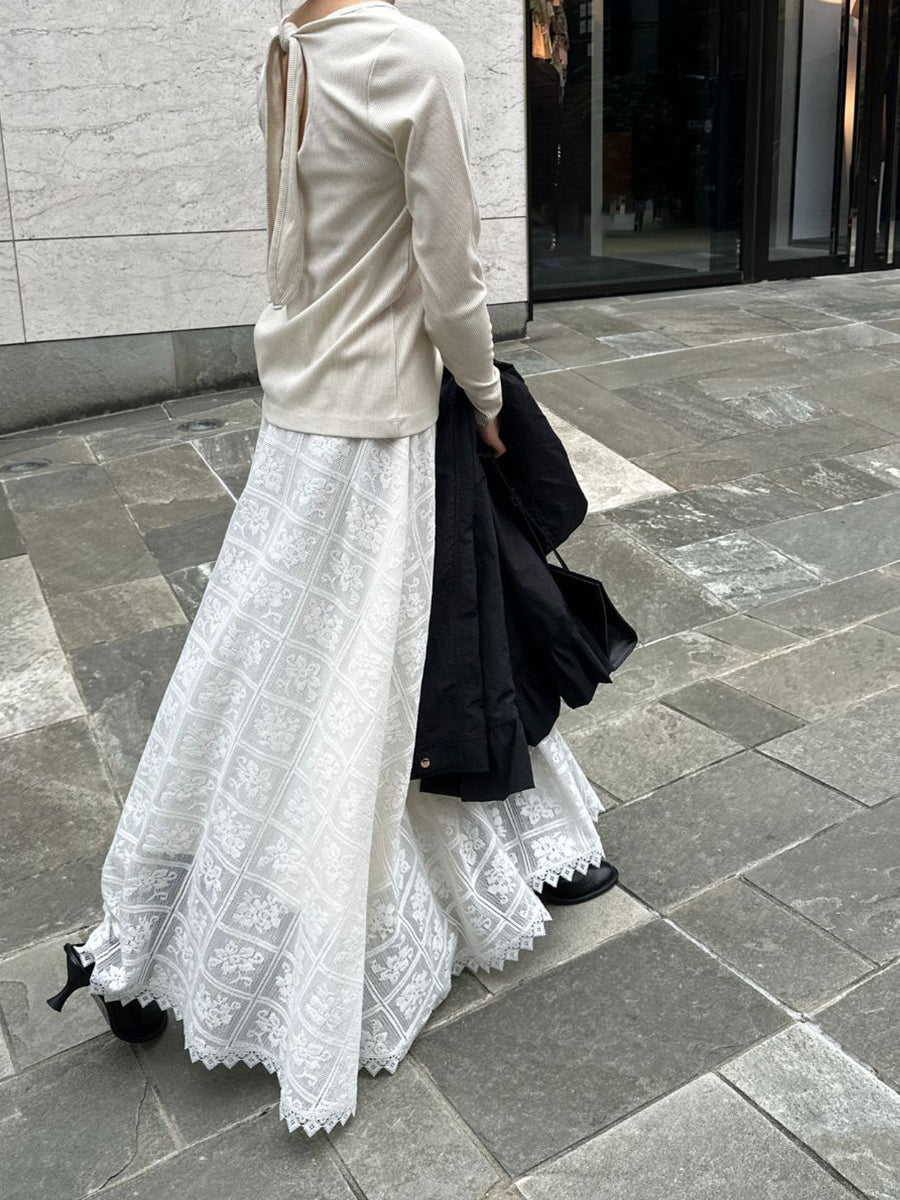 【予約販売】Mewl レースサーキュラーSK M261-23019