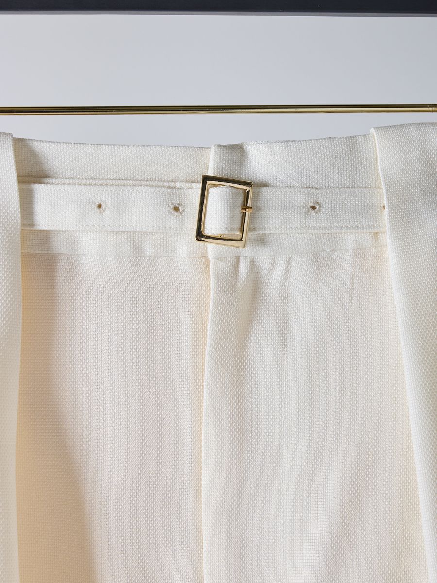 【予約販売】Mewl ベルト付きタックワイドPT M261-33003