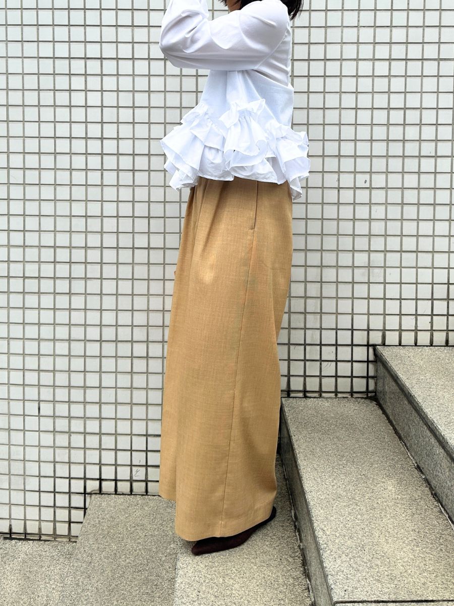 【予約販売】Mewl ベルト付きタックワイドPT M261-33003