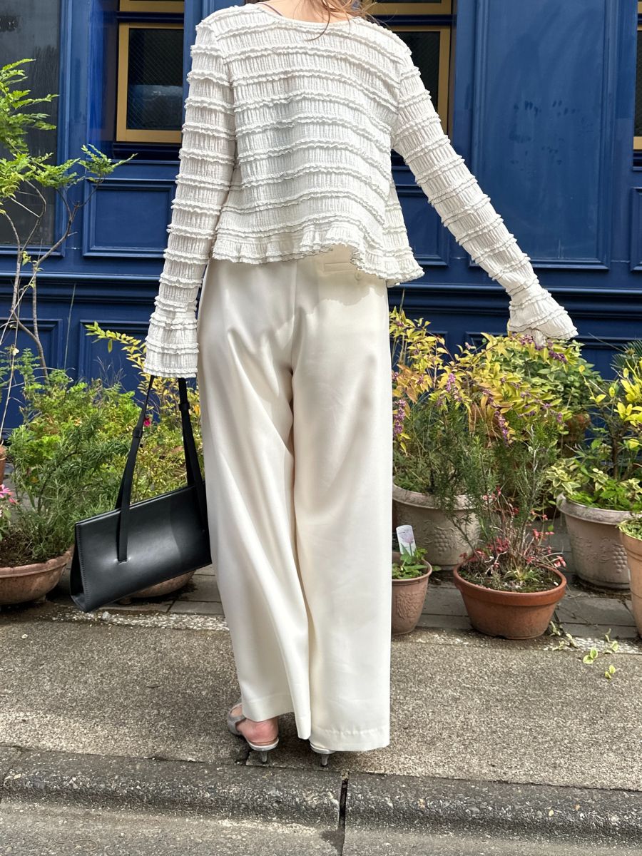 【予約販売】Mewl ベルト付きタックワイドPT M261-33003