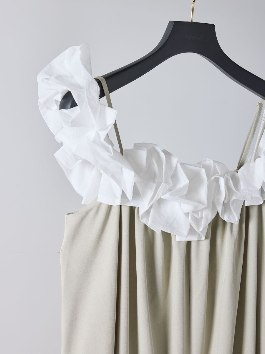 【予約販売】Mewl バブルフリルサロペット M261-33007