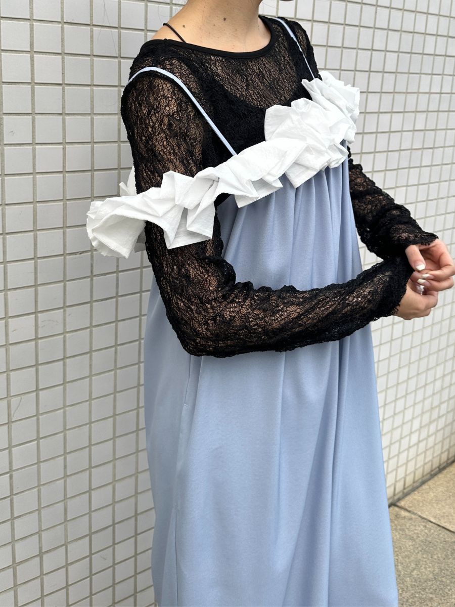 【予約販売】Mewl バブルフリルサロペット M261-33007