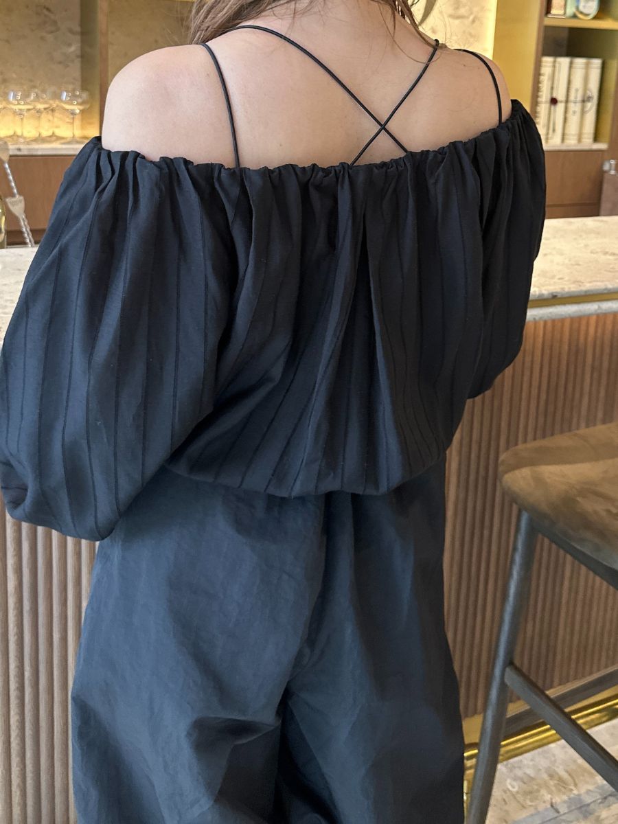 【予約販売】Mewl オフショルコンビネゾン M261-33014