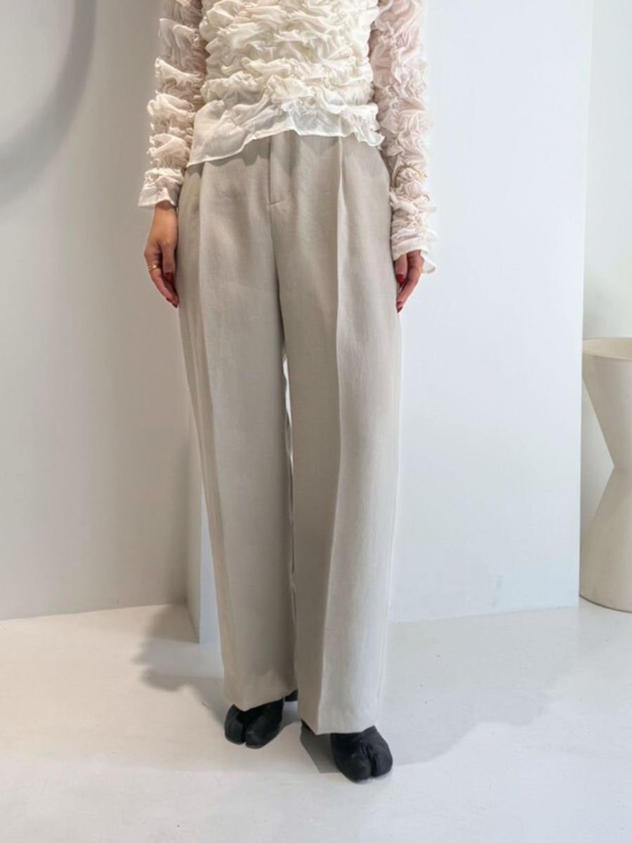 【予約販売】Mewl リネンライクストレートPT M261-33016