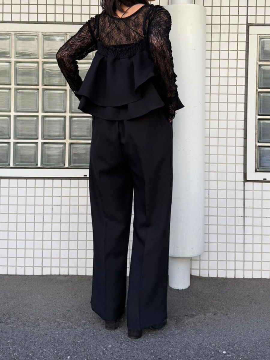 【予約販売】Mewl リネンライクストレートPT M261-33016