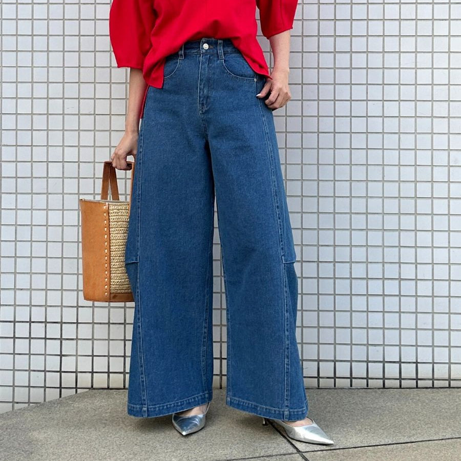 【予約販売】Mewl スーパーワイドデニム M261-33017