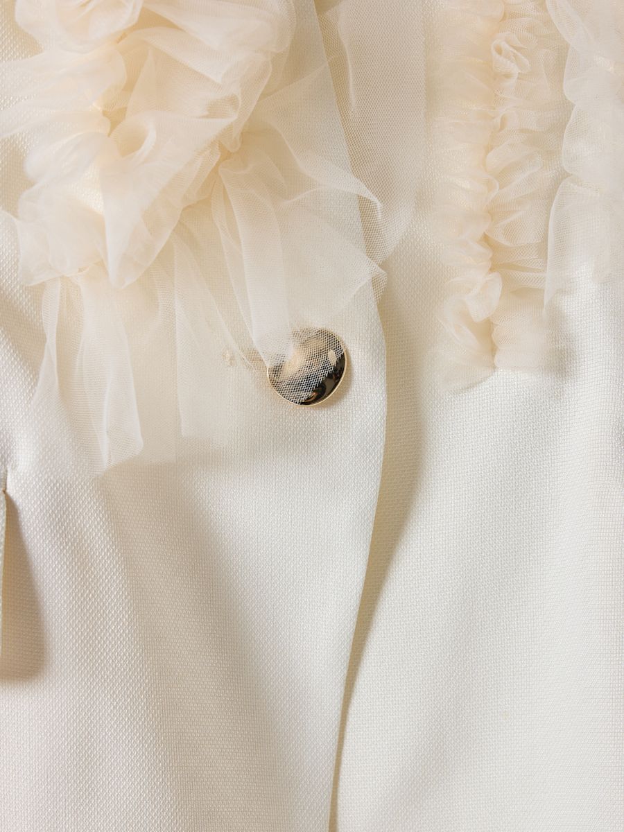 【予約販売】Mewl チュールフリルベスト M261-43001