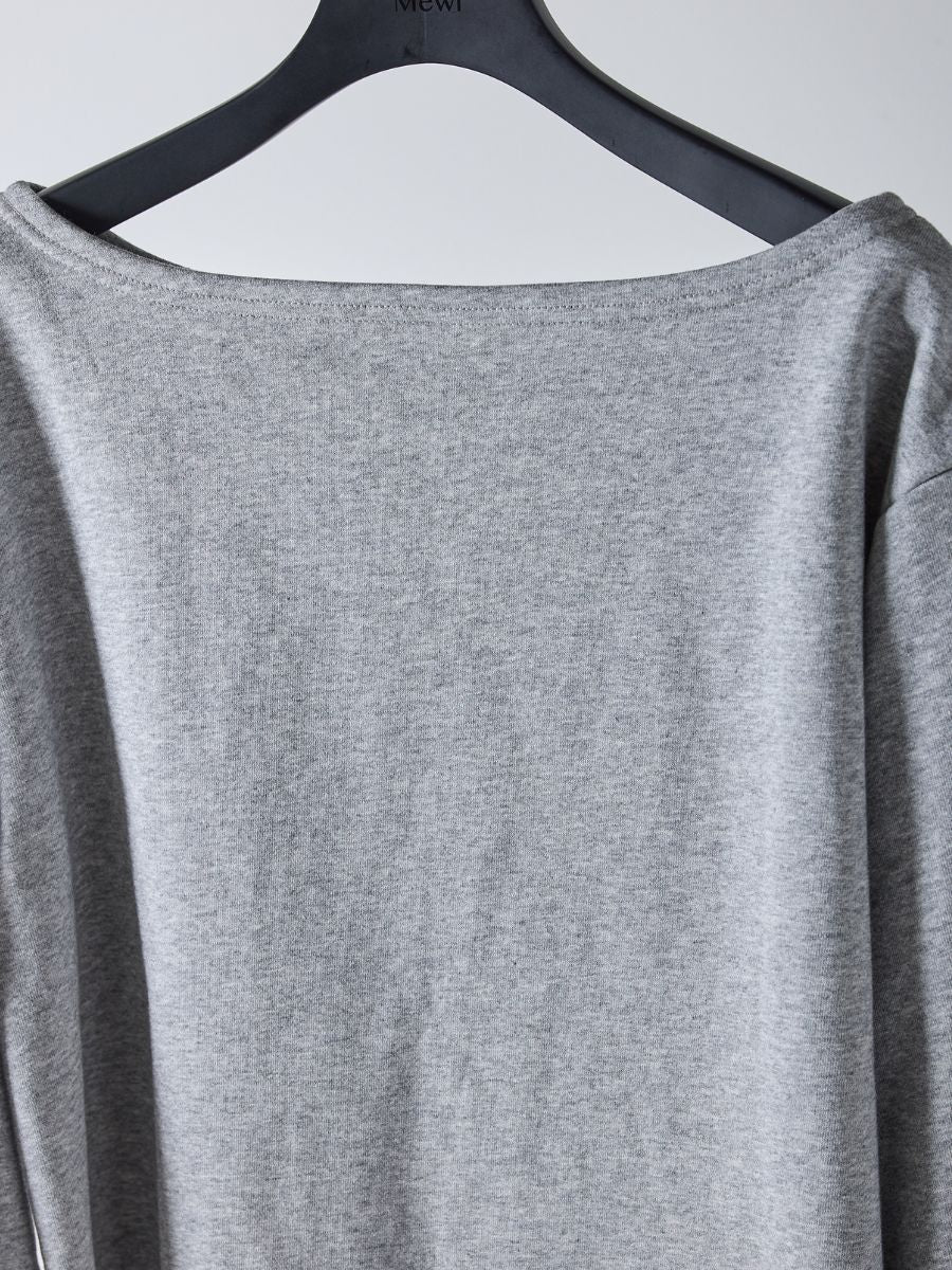 【予約販売】Mewl オフショルシャツスリーブスウェット M261-83011