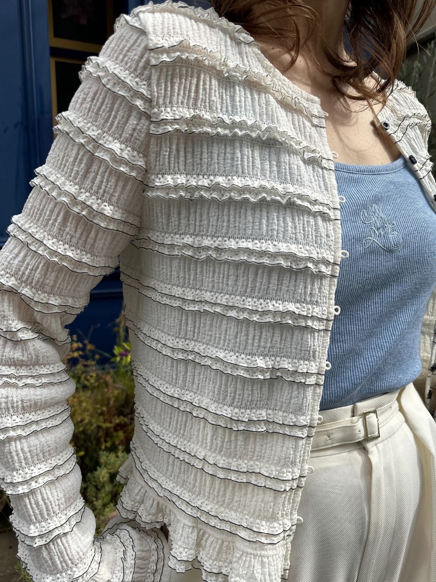 Mewl ミニフリル2WAYカーデ M261-83022