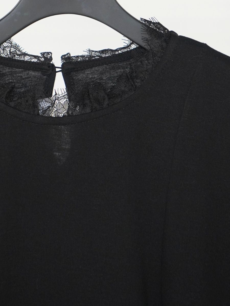 【予約販売】Mewl レースカラーフレアTOPS M261-83030