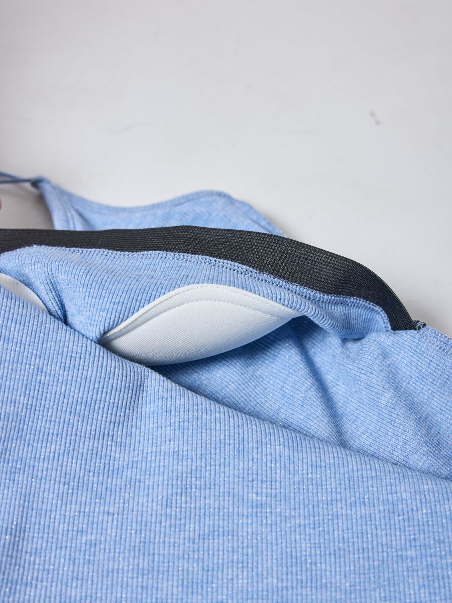 【予約販売】Mewl ラメリブカップ付きキャミ M261-87024