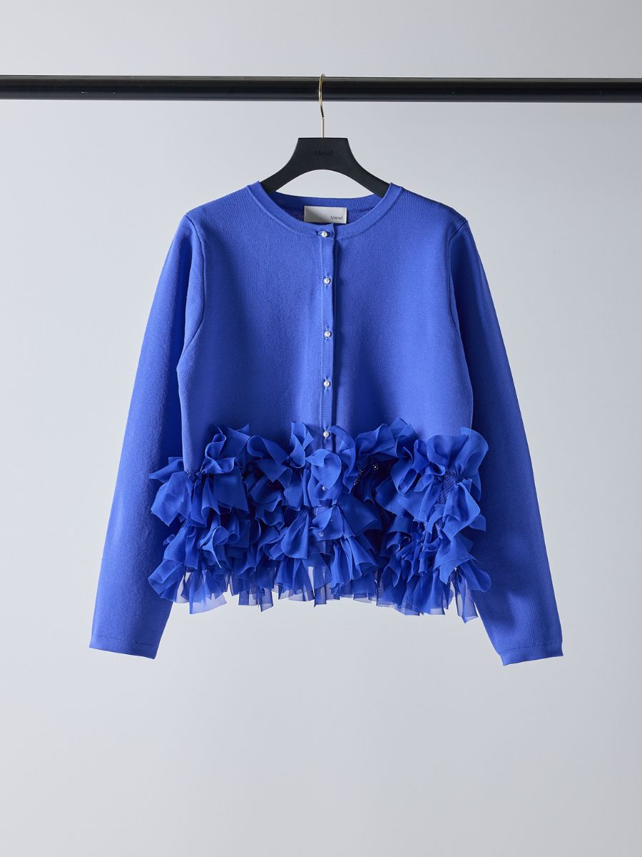 【予約販売】Mewl リボンフリンジカーデ M261-97027