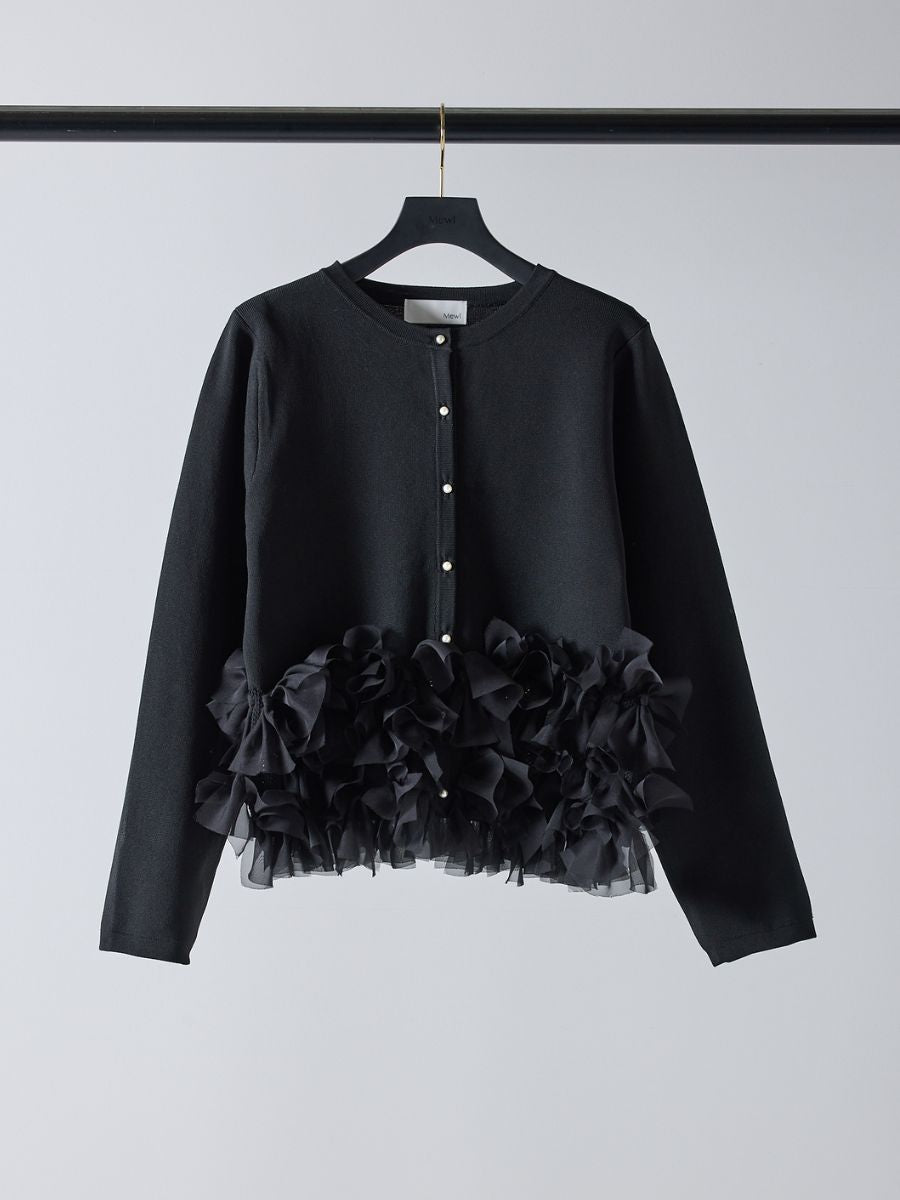 Mewl リボンフリンジカーデ M261-97027