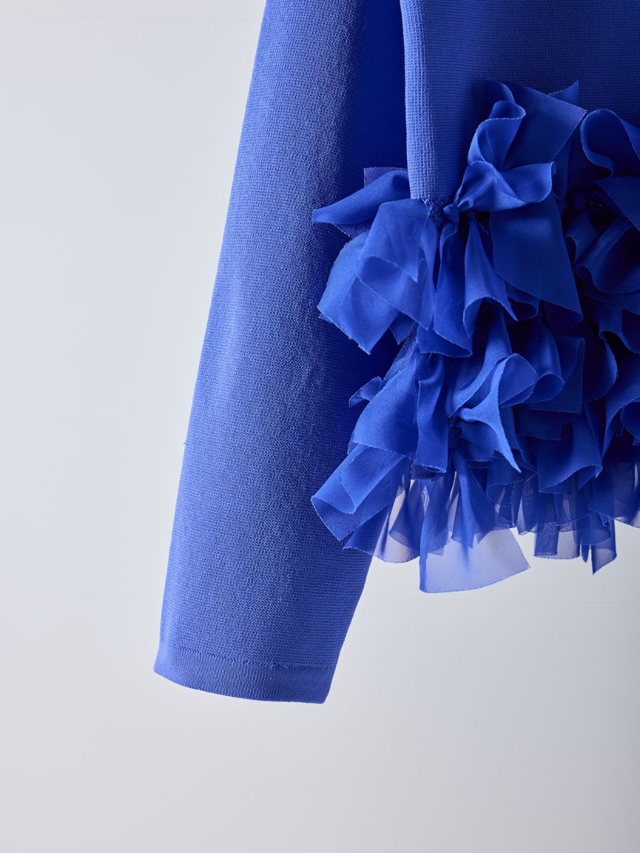 【予約販売】Mewl リボンフリンジカーデ M261-97027