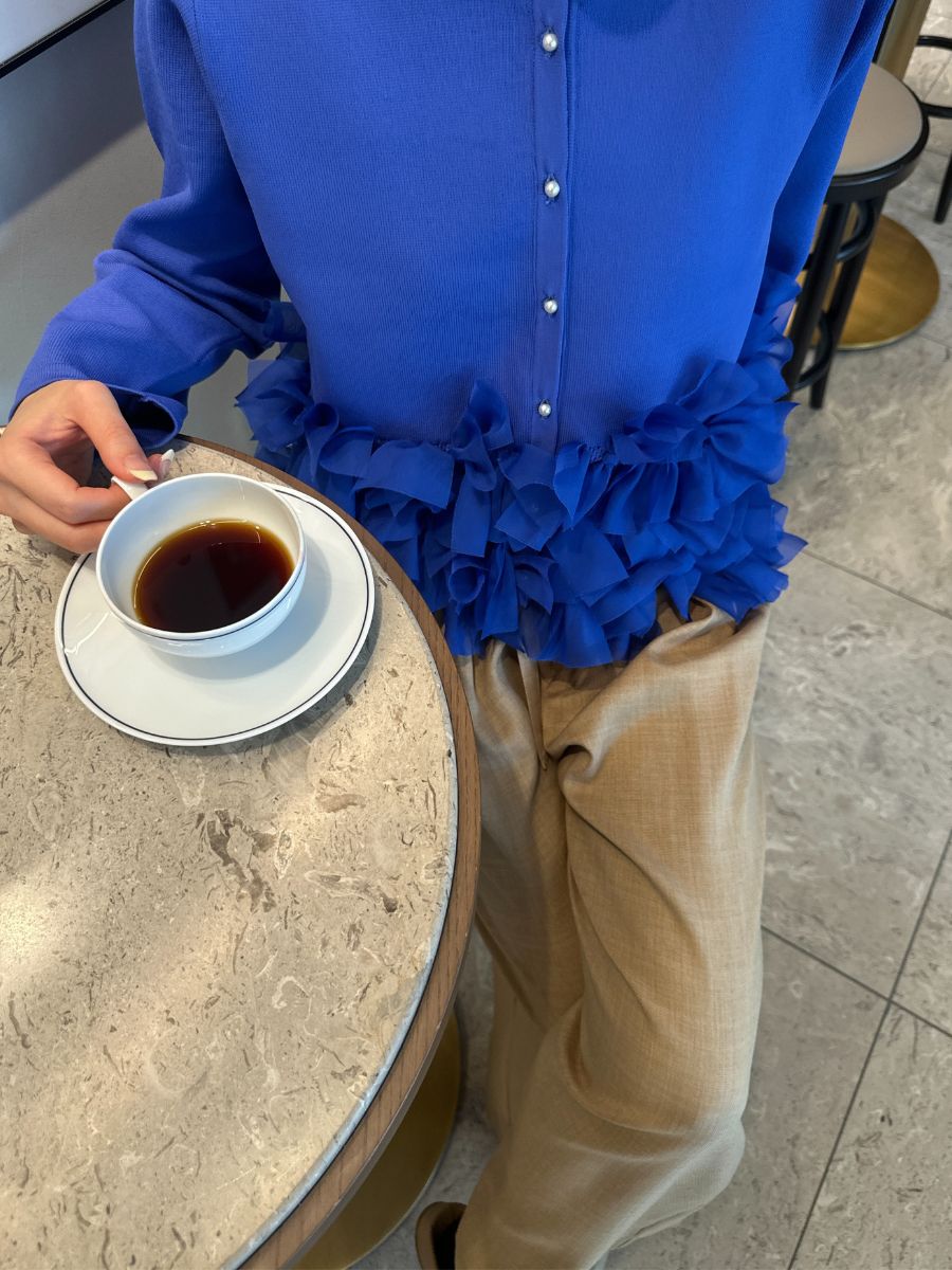 Mewl リボンフリンジカーデ M261-97027